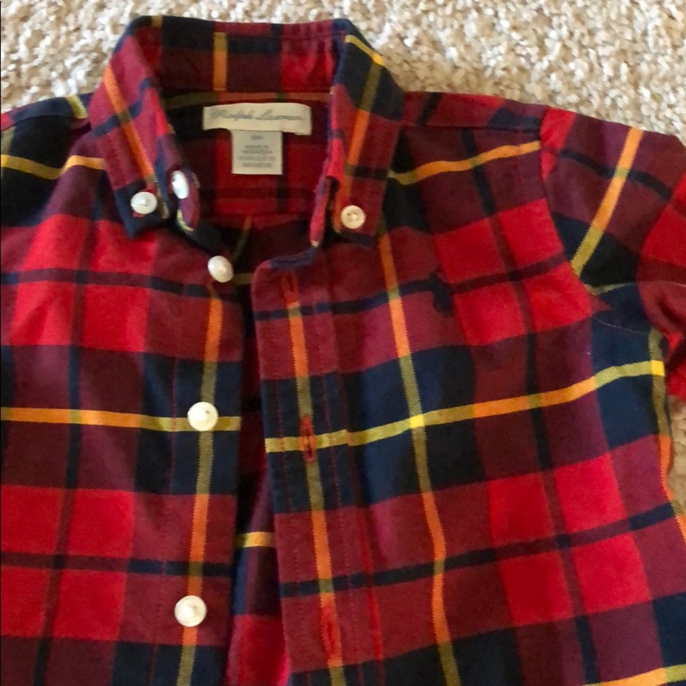 Infant Ralph Lauren Button Down - Picture 2 of 3